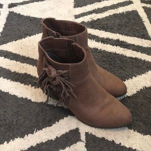 Brown ankle boots